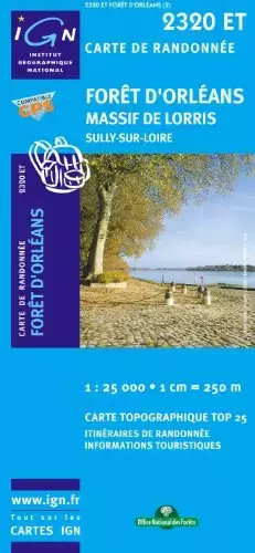 Couverture du produit · Carte de randonnée : Forêts d'Orléans (Lorris)