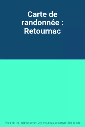 Couverture du produit · Carte de randonnée : Retournac