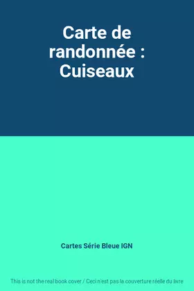 Couverture du produit · Carte de randonnée : Cuiseaux