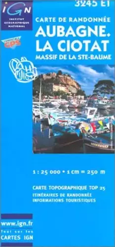 Couverture du produit · Carte de randonnée : Aubagne - La Ciotat