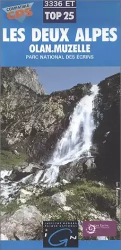 Couverture du produit · Carte de randonnée : Les Deux-Alpes Olan Muzelle