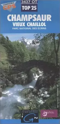 Couverture du produit · Carte de randonnée : Champsaur - Parc des Ecrins