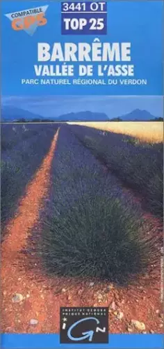 Couverture du produit · Carte de randonnée : Barrême