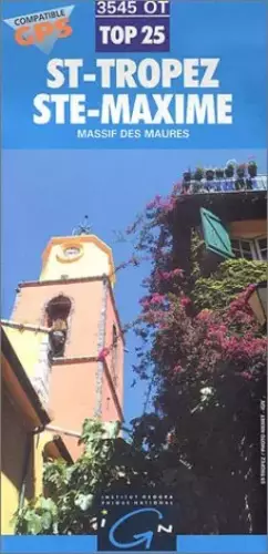 Couverture du produit · Carte de randonnée : St-Tropez - Ste-Maxime