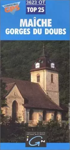 Couverture du produit · Carte de randonnée : Maiche Gorges du Doubs