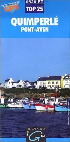 Couverture du produit · Carte de randonnée : Quimperlé, pont aven 0620 ET