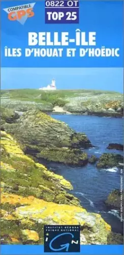 Couverture du produit · Carte de randonnée : Belle Île - Houat - Hoëdic