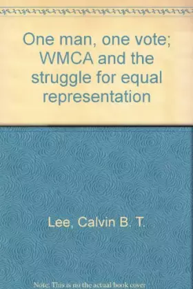 Couverture du produit · One man, one vote; WMCA and the struggle for equal representation