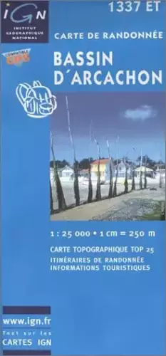 Couverture du produit · Carte de randonnée : Bassin d'Arcachon