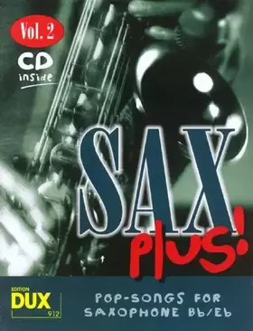 Couverture du produit · Sax Plus 2 - Pop Songs For Saxophone