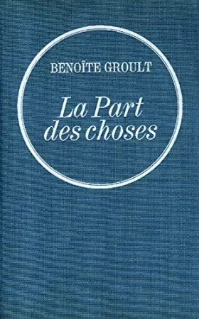 Couverture du produit · La part des choses