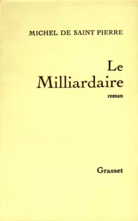 Couverture du produit · Le milliardaire