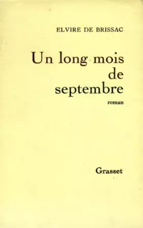 Couverture du produit · Un long mois de septembre