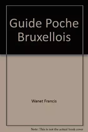 Couverture du produit · Le Bruxellois de poche