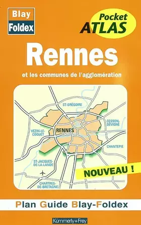 Couverture du produit · Plan de ville : Rennes, agglomération (avec un index)