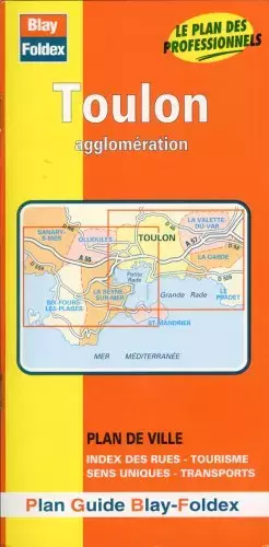 Couverture du produit · Plan de ville : Toulon (avec un index)