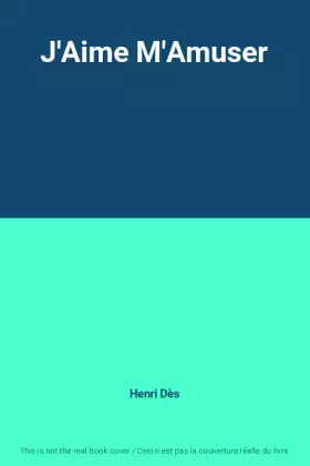 Couverture du produit · J'Aime M'Amuser