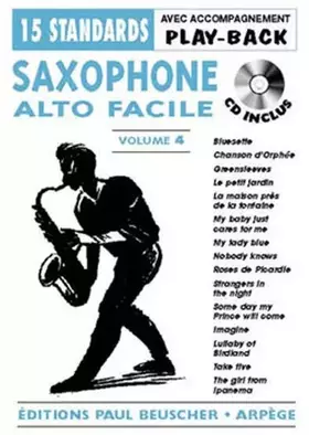 Couverture du produit · Saxophone Facile - Volume 4