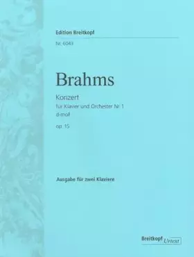 Couverture du produit · Klavierkonzert 1 d-moll op.15