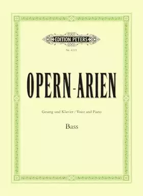 Couverture du produit · Opera Arias for Bass (EP4235)