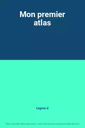 Couverture du produit · Mon premier atlas