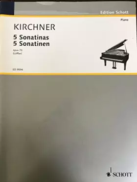 Couverture du produit · 5 Sonatines: op. 70. piano.