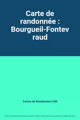 Couverture du produit · Carte de randonnée : Bourgueil-Fontevraud