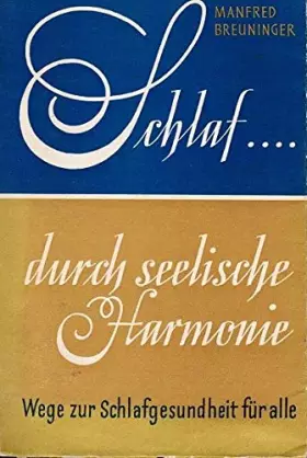 Couverture du produit · Schlaf durch seelische Harmonie