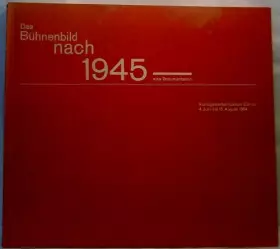 Couverture du produit · Das Bühnenbild nach 1945