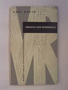 Couverture du produit · Mensch und Mitmensch