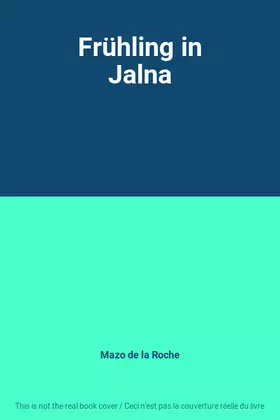 Couverture du produit · Frühling in Jalna