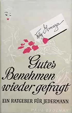 Couverture du produit · Gutes Benehmen wieder gefragt