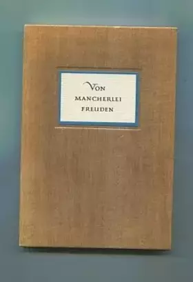 Couverture du produit · Von mancherlei Freuden