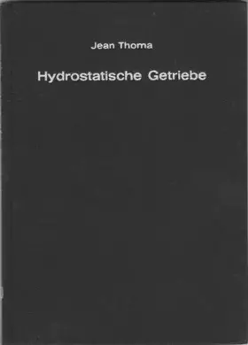 Couverture du produit · Hydrostatische Getriebe.