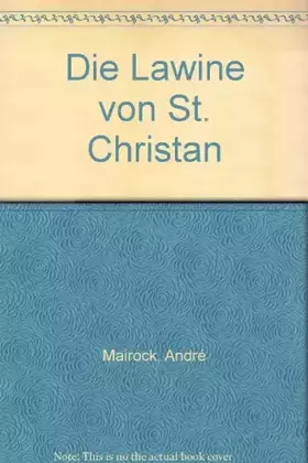 Couverture du produit · Die Lawine von St. Christan