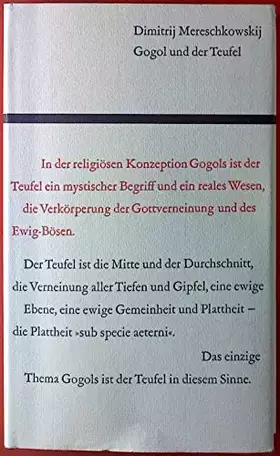 Couverture du produit · Gogol und der Teufel
