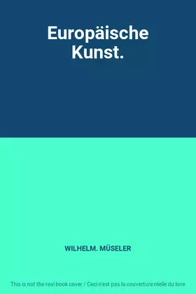 Couverture du produit · Europäische Kunst.