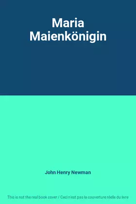 Couverture du produit · Maria Maienkönigin