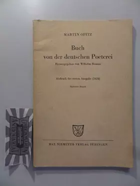 Couverture du produit · Buch Von Der Deutschen Poeterei
