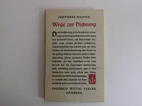 Couverture du produit · Wege zur Dichtung