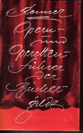 Couverture du produit · Opern und Operettenführer der Büchergilde