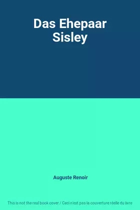 Couverture du produit · Das Ehepaar Sisley