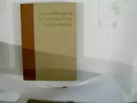 Couverture du produit · Grundfragen der Deutschen Grammatik