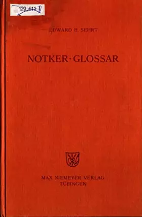 Couverture du produit · Notker-Glossar