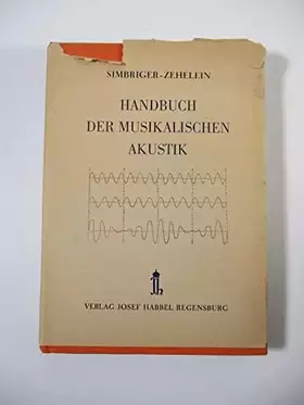 Couverture du produit · Handbuch der musikalischen Akustik