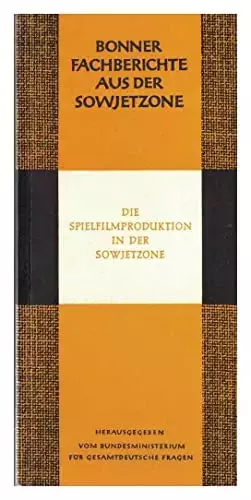 Couverture du produit · Die Spielfilmproduktion in der Sowjetzone