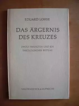 Couverture du produit · Das Ärgernis des Kreuzes