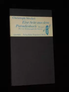 Couverture du produit · Eine Seite aus dem Paradiesbuch
