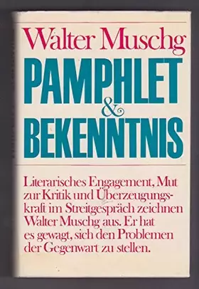 Couverture du produit · Pamphlet und Bekenntnis