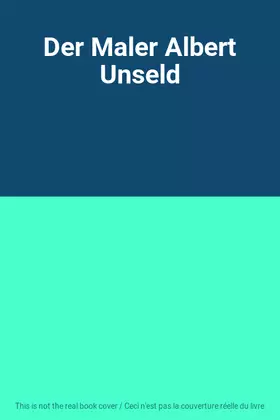 Couverture du produit · Der Maler Albert Unseld